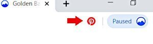 Pinterest Save Button on Browser