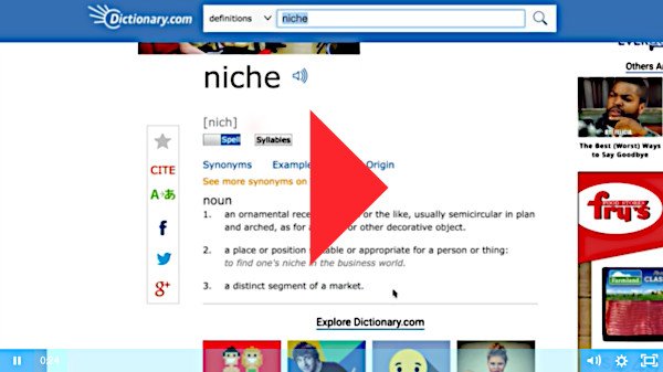 How To Choose Your Niche Training