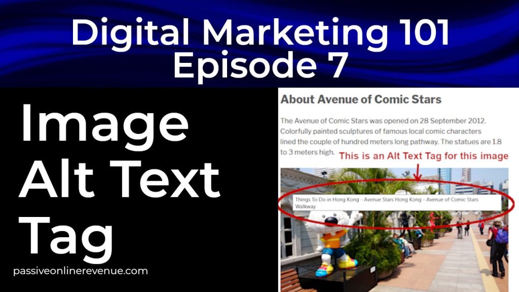 On Page SEO - Image Alt Text Tag - 4th of 12 Techniques That Work | Episode 7 | Digital Marketing 101
