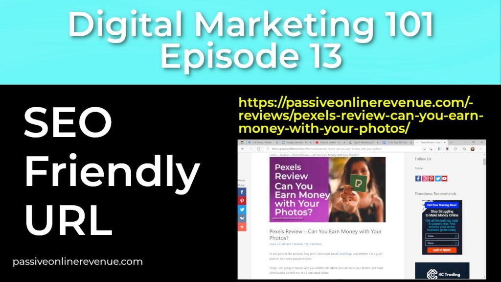 On Page SEO - SEO Friendly URL - 10th of 12 Techniques That Work | Episode 13 | Digital Marketing 101