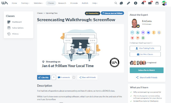 Screencasting Walkthrough - Screenflow