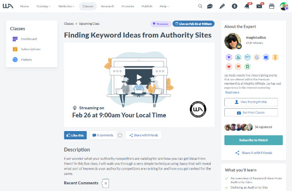 Finding Keyword Ideas from Authority Sites