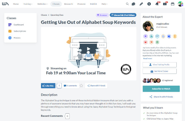 Getting Use Out of Alphabet Soup Keywords